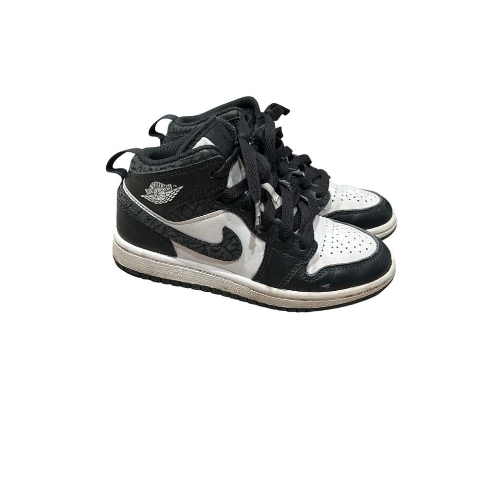 Black and White Jordan Mid, Size 12.5, KB386
